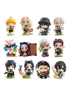 General Ghost Extermination Blade Blind Box Birth Flower Series Tanjiro Your Bean Shanyi Figure Peripheral Model Ornament Gift (Single)  - Image 2