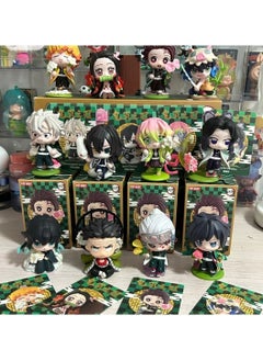 General Ghost Extermination Blade Blind Box Birth Flower Series Tanjiro Your Bean Shanyi Figure Peripheral Model Ornament Gift (Single)  - Image 3