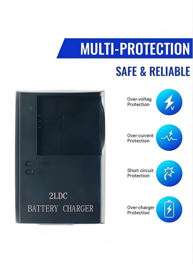 شاحن كاميرات CB-2LDC وCB-2LF لبطاريات كانون NB-11L وNB-11LH، بما في ذلك PowerShot ELPH 110 وHS 320 وHS 340 وHS 350 وHS وIXUS 135 و140 و150 و160 و170 و180 و190 وA2300 وA2400 وA2500 وA2600 وA3400 وA3500 وA4000 وIXUS 125 HS - Image 4