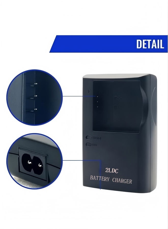 شاحن كاميرات CB-2LDC وCB-2LF لبطاريات كانون NB-11L وNB-11LH، بما في ذلك PowerShot ELPH 110 وHS 320 وHS 340 وHS 350 وHS وIXUS 135 و140 و150 و160 و170 و180 و190 وA2300 وA2400 وA2500 وA2600 وA3400 وA3500 وA4000 وIXUS 125 HS - Image 5