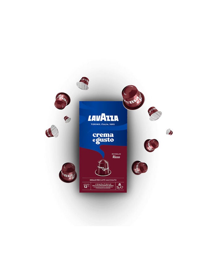 لافازا قهوة كريما إي جوستو ريكو 10 كبسولات - Image 1