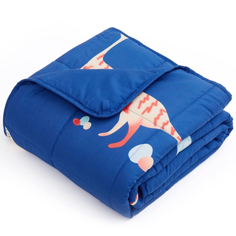 Topcee Weighted Blanket (3 lbs, 36" x 48") Cooling Throw Heavy Blanket for Sleeping Apply to 20-40 lbs, Soft Thick Breathable Blanket with Glass Bead, Easy Care - Image 1