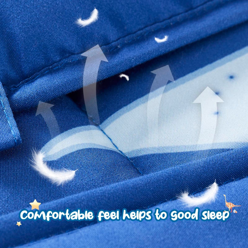 Topcee Weighted Blanket (3 lbs, 36" x 48") Cooling Throw Heavy Blanket for Sleeping Apply to 20-40 lbs, Soft Thick Breathable Blanket with Glass Bead, Easy Care - Image 2