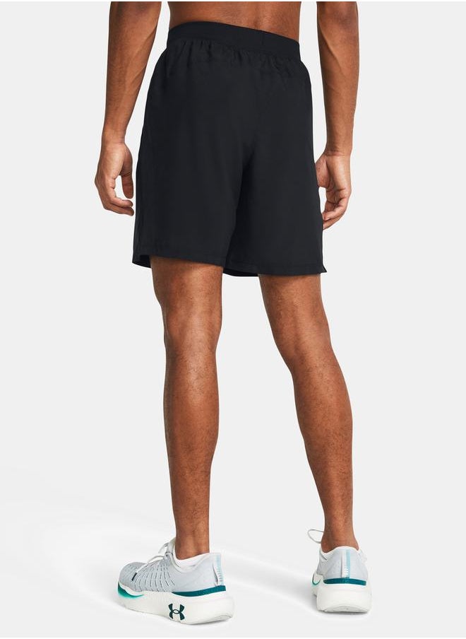 UNDER ARMOUR - شورت بطبعة شعار مقاس 7 بوصات - Image 1