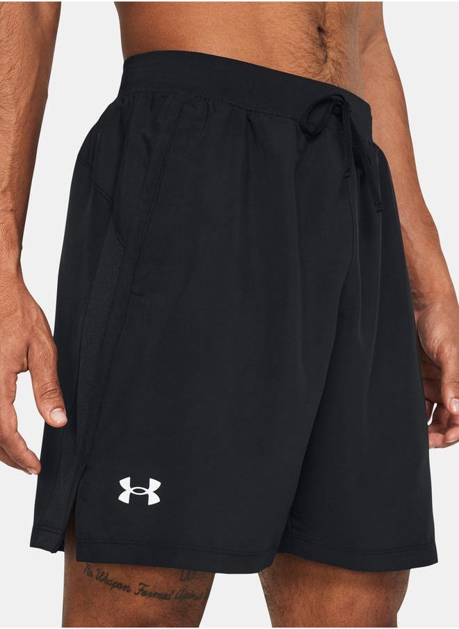 UNDER ARMOUR - شورت بطبعة شعار مقاس 7 بوصات - Image 1