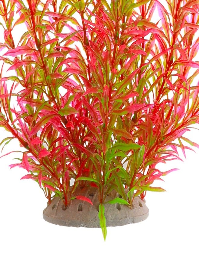 JIH Aquarium Plastic Plants Large, Artificial Plastic Long Fish Tank Plants Decoration Ornaments Safe for All Fish 21 Inches Tall (J07 Pink) - Image 4