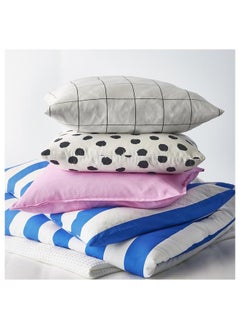 بيوينتي Cushion cover, off-white/dot pattern black, 50x50 cm  - Image 5