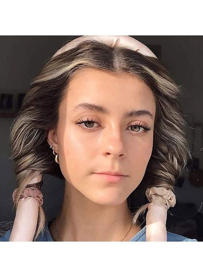 NIBEMINENT Heatless Hair Curlers Pink - Image 5