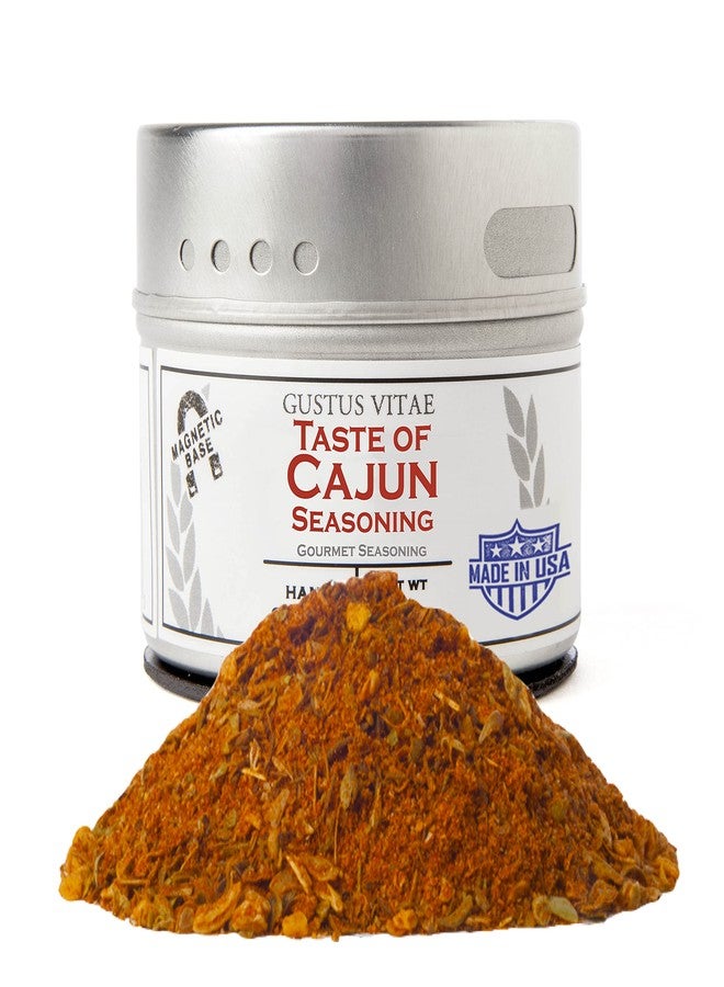 GUSTUS VITAE Taste of Cajun | Gourmet Seasoning | Non GMO, All Natural | Artisanal Spice Blend | Handmade in USA in Small Batches | Ultra Premium Spices & Herb Mix | GLP-1 Friendly | Magnetic Tin | Gustus Vitae | #5 - Image 1