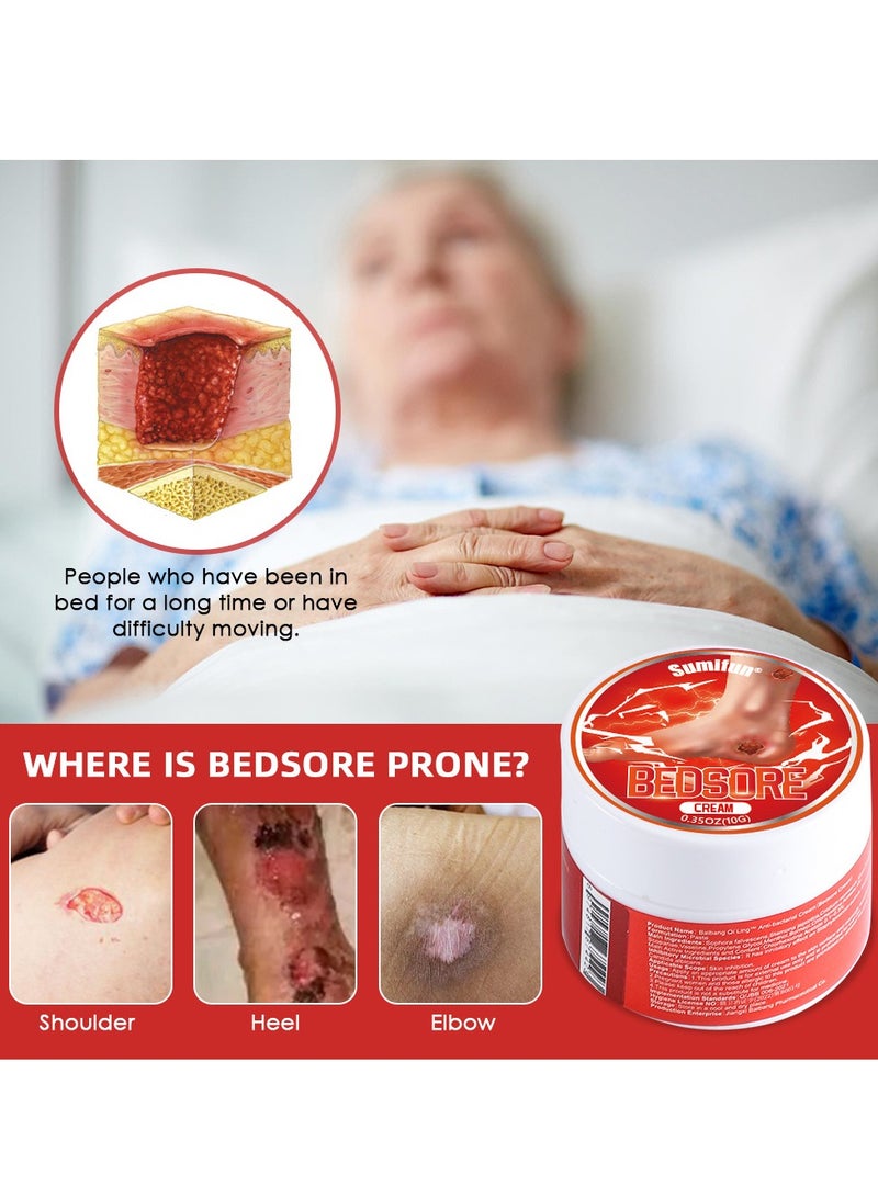 سوميفون كريم قرح الفراش، 3 قطع، سريع الاختراق لإصلاح قرح الفراش، فعال في شفاء قرح الفراش - Image 2