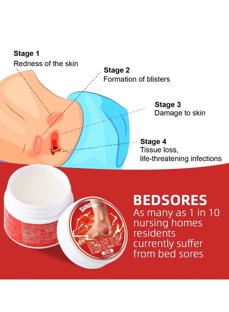 سوميفون كريم قرح الفراش، 3 قطع، سريع الاختراق لإصلاح قرح الفراش، فعال في شفاء قرح الفراش - Image 3