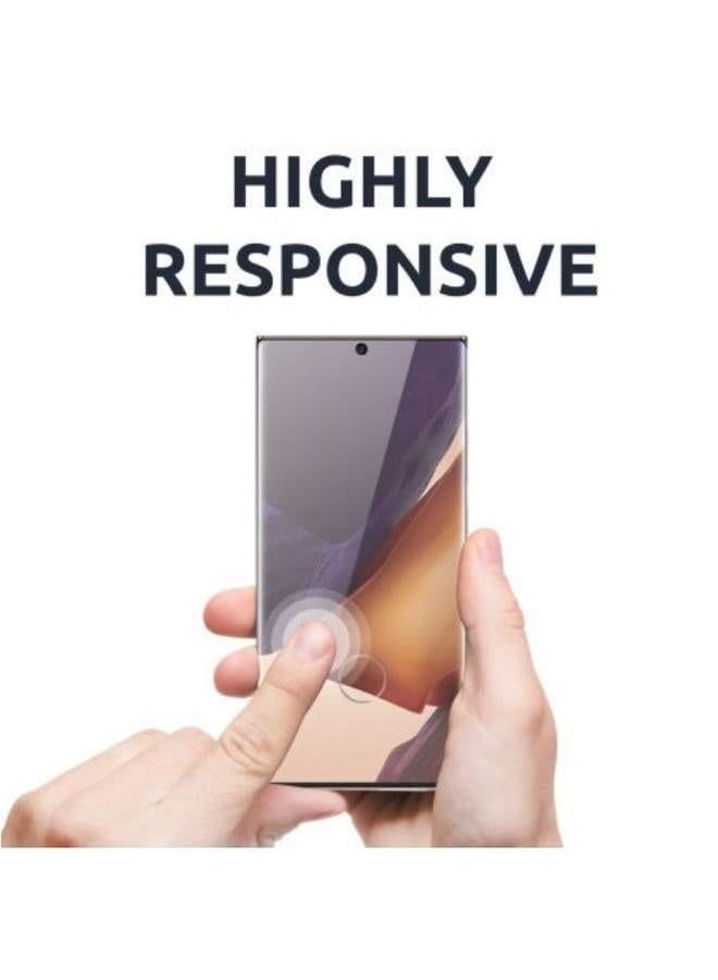 بروماس واقي شاشة نانو سيراميك ممتاز مضاد لبصمات الأصابع متوافق مع هاتف سامسونج جالكسي نوت 20 الترا - Image 2