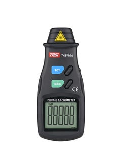 TASI TA8146A Handheld Digital Tachometer 2.5-99999RPM Non-contact Laser Rotation Speed Meter Memory Function with Cloth Bag for Motors Fans Washing Machine Automobiles