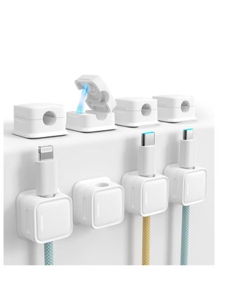 Magnetic Cord Organizer Set, Strong Adhesive and Easy to Open, Organize Charging Cables in Neat Arrangement, Perfect for Office, Home, Car, Bedside Table, Practical Cord Management Solution (6) - pzsku/ZF2E81CAC9A32518B91A3Z/45/_/1740921965/1b7050dc-8232-42e8-9b7c-aa00df2ff706