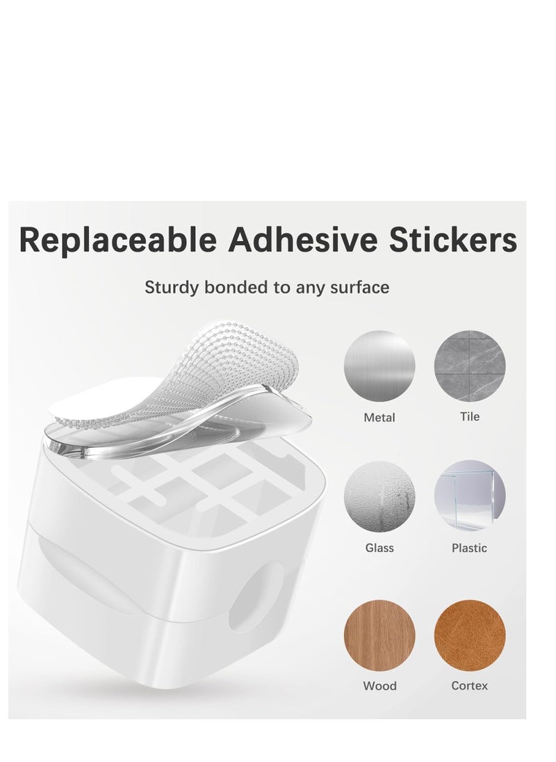 Magnetic Cord Organizer Set, Strong Adhesive and Easy to Open, Organize Charging Cables in Neat Arrangement, Perfect for Office, Home, Car, Bedside Table, Practical Cord Management Solution (6)