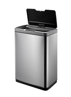 EKO MIRAGE SERIES | Premium Motion Sensor-Operated Trash Bin | Brushed Stainless Steel Finish | Soft-Closing | Fingerprint-Resistant | Metallic Grey | 80L  - Image 5