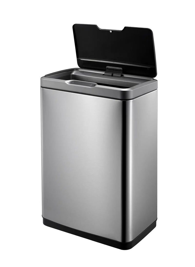 EKO MIRAGE SERIES | Premium Motion Sensor-Operated Trash Bin | Brushed Stainless Steel Finish | Soft-Closing | Fingerprint-Resistant | Metallic Grey | 80L  - Image 5