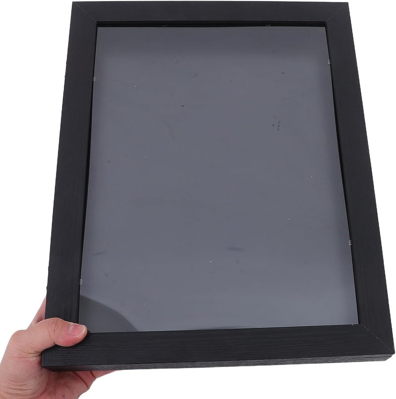 Homoyoyo Jersey Display Frame Case for Football Soccer Basketball Baseball Shirts, 11x14 Black Wood Shadow Box with Front Glass, Sports Memorabilia Display for Home and Office - Image 4