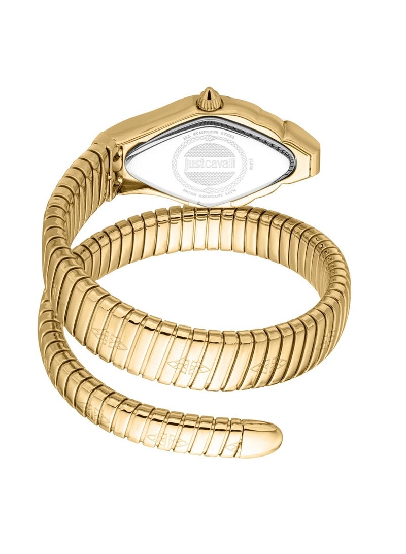 Just Cavalli Women Ferocious Gold Stainless Steel Analogue Quartz Watch JC1L306M0045  - Image 2