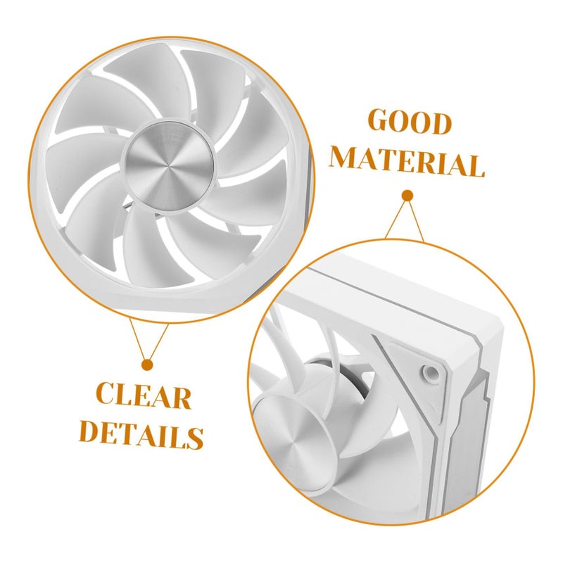 Durable PC Cooling Fan With LED Lighting For Gaming And Office - Image 4