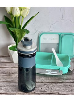 Gym Shaker Bottle 800 ML 100% Leakproof Stylish Dual Straw Sipper Bottle with Mixer Ball for Protein BPA Free Material Sports Water Bottle For Adults Kids with Supplement Stirring Ball Drinking Cup for Fitness Exercise Yoga Sports Gym Men Women