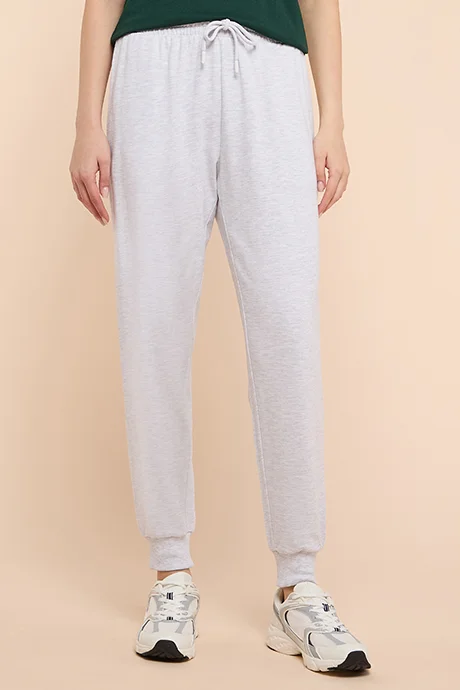 أر أند بي Solid Joggers with Drawstring Waist