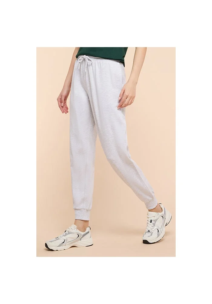 أر أند بي Solid Joggers with Drawstring Waist