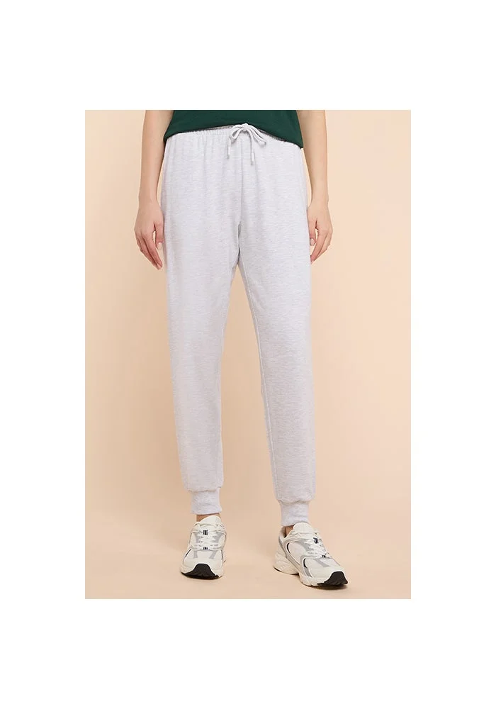 أر أند بي Solid Joggers with Drawstring Waist