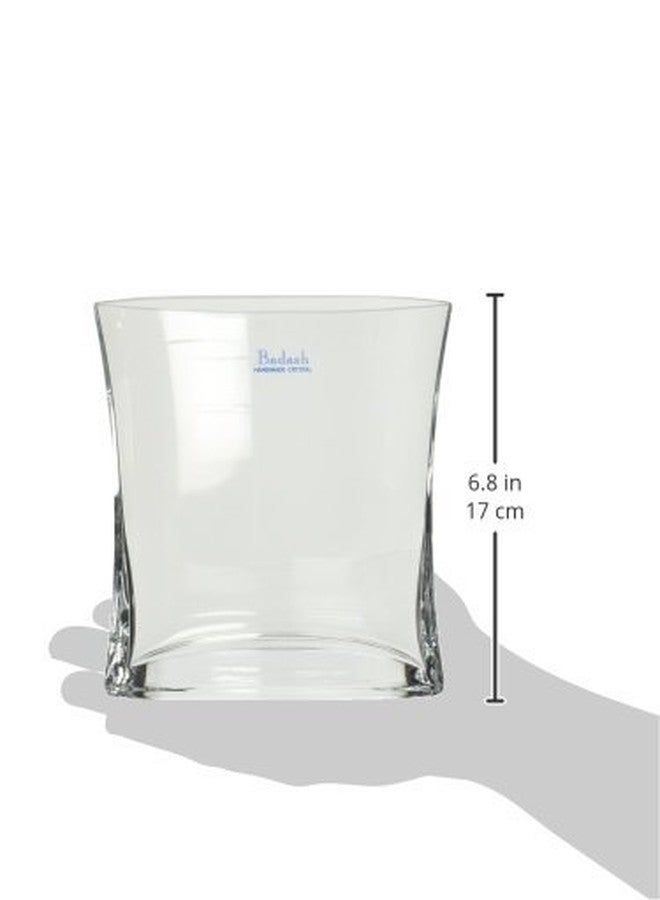 Badash - Riviera European Mouth Blown Crystal Medium Pocket Vase 6.5" - Image 2