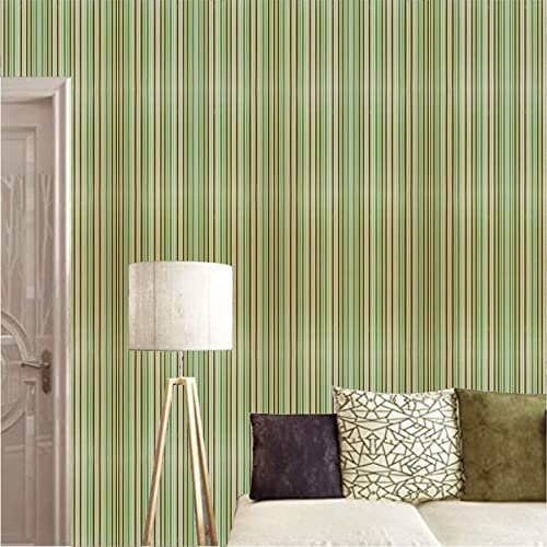 Elton DIY Wall Paper/Wall Sticker Economical Self Adhesive Modern Stylish Highlighter Living Room Bed Room Decoration Interior Exterior Easily Removable Furniture Make Over Shelf Liner Stair Raiser Cabinet Almirah Geometric Green Lines(45x500cm) - Image 5