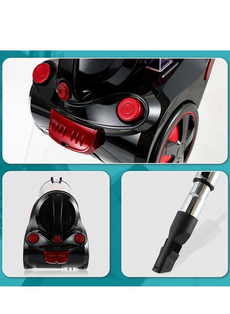 WINNING STAR Horizontal Vacuum Cleaner - 2000W powerful suction, 4 liter capacity.apacity, Red & Dark Grey-Gray - Image 5