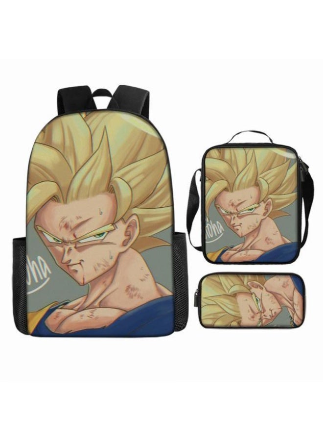 عام حقيبة ظهر مطبوعة عالمية مشتركة - مجموعة حقائب ظهر من ثلاث قطع (متوفرة للطلاب والأطفال والأصدقاء في النزهايات وتسلق الجبال وما إلى ذلك) - 1 - Image 2