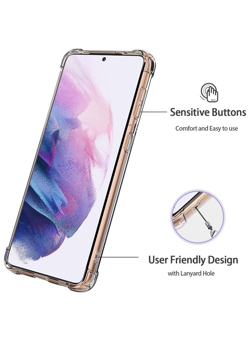 Bills Samsung S21 Premium TPU Protective Case - Clear Slim Cover with Reinforced Corners for Enhanced Shock Absorption - Image 3