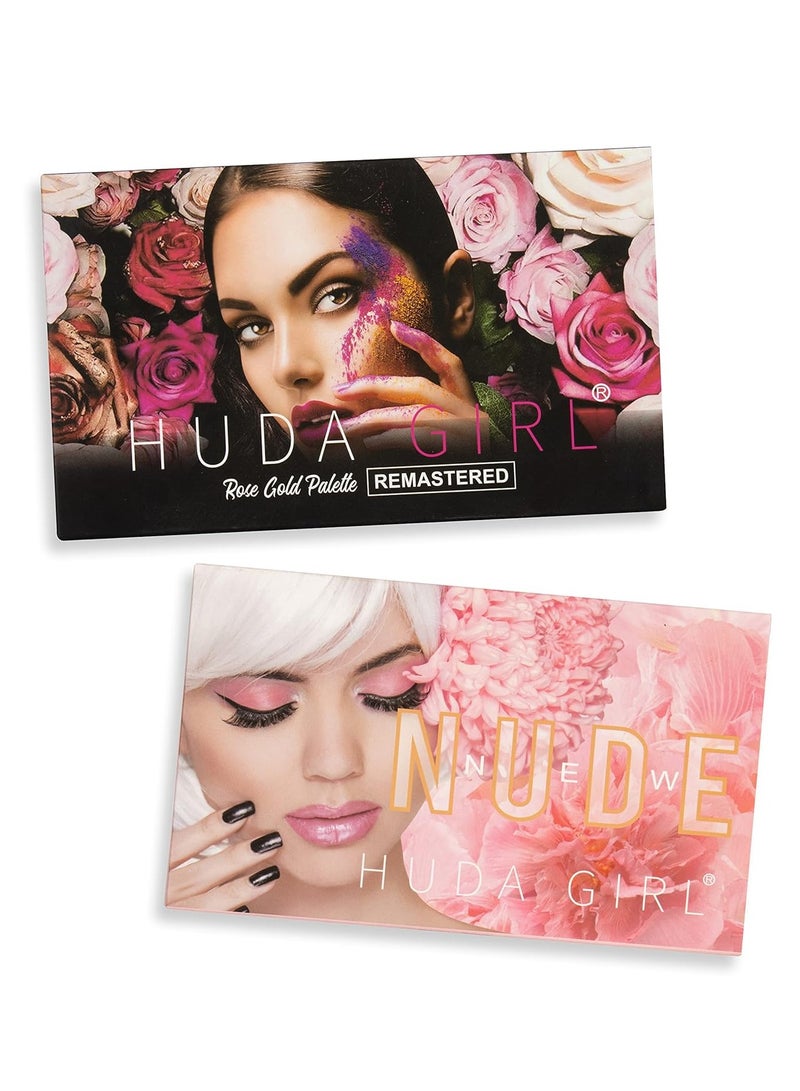 HUDA GIRL HUDA GIRL Beauty Rose Gold Remastered 36 Matte FinishesIncludes Black Eyeshadow - Image 3