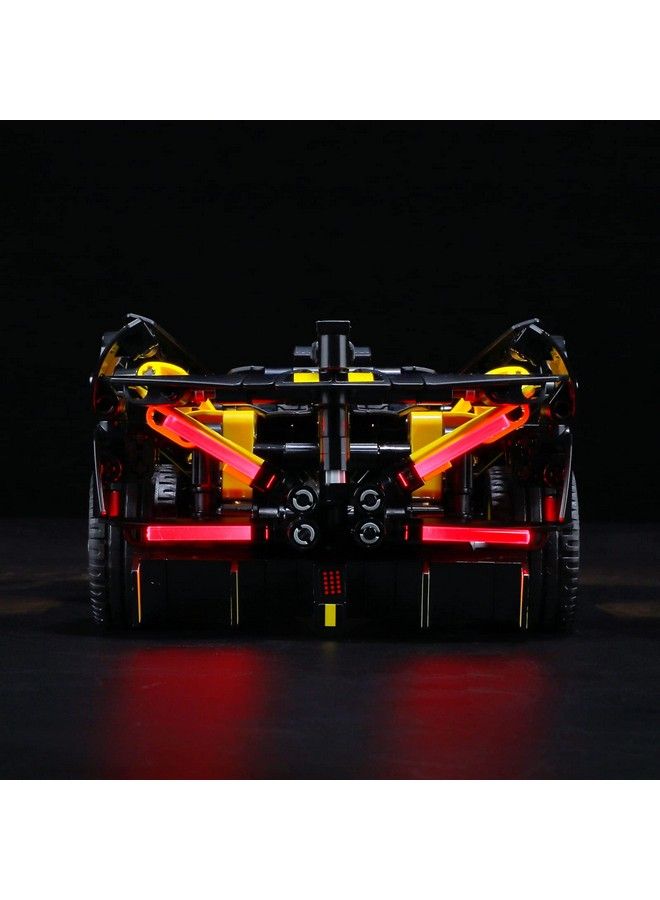 BRIKSMAX طقم إضاءة Led لسيارة ليغو 42151 بوجاتي بوليد متوافق مع نموذج مكعبات بناء ليغو تكنيك لا يشمل مجموعة ليغو - Image 4