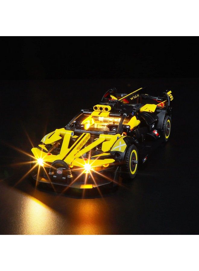 BRIKSMAX طقم إضاءة Led لسيارة ليغو 42151 بوجاتي بوليد متوافق مع نموذج مكعبات بناء ليغو تكنيك لا يشمل مجموعة ليغو - Image 5