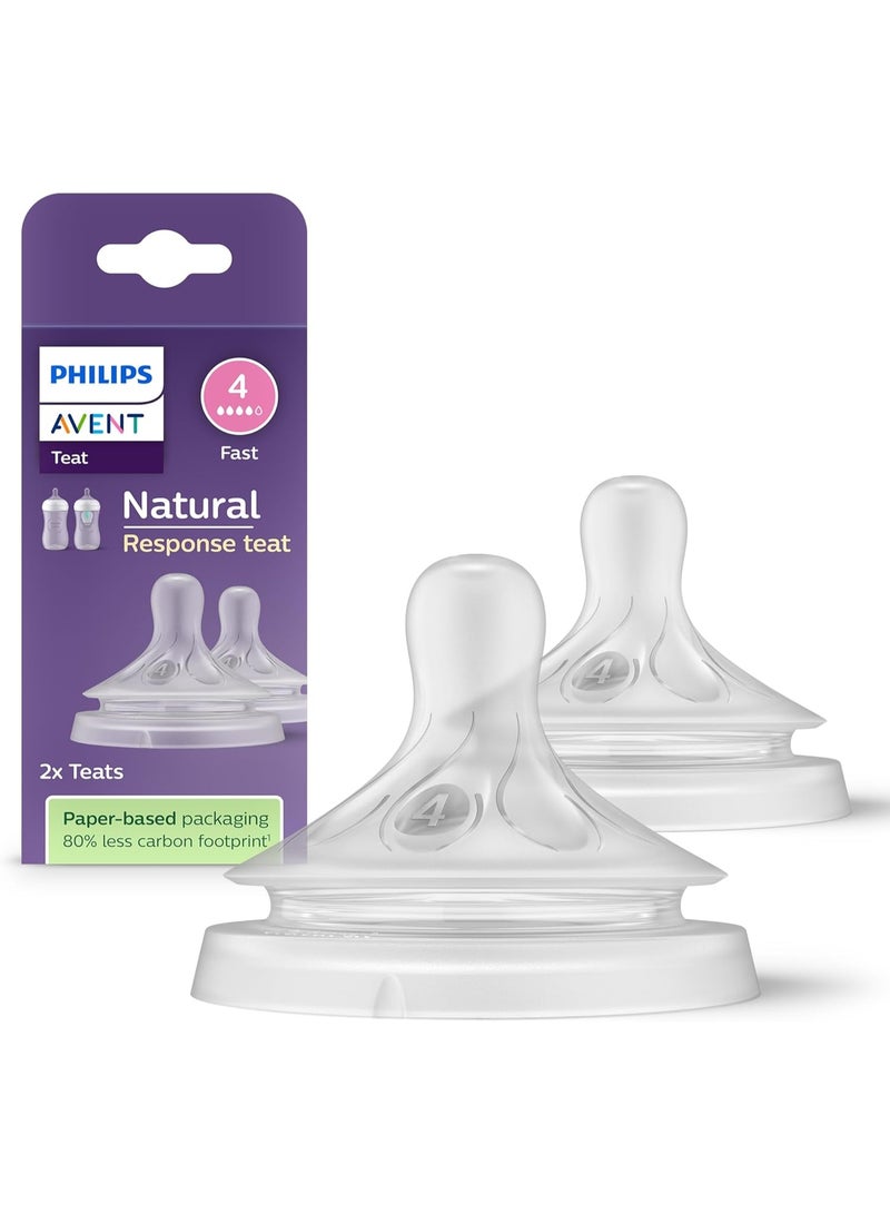 Avent Natural Response Teat - 2 Pack for Babies - Image 1