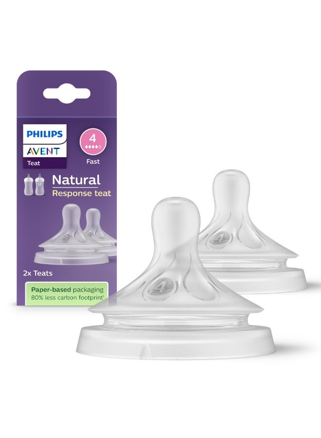 Avent Natural Response Teat - 2 Pack for Babies - Image 5