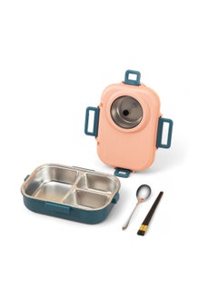 Wooden Twist Raafi Stainless Steel Tiffin Box Lunch Box Kids Adults With Cutlery Insulated Bag  - Image 2