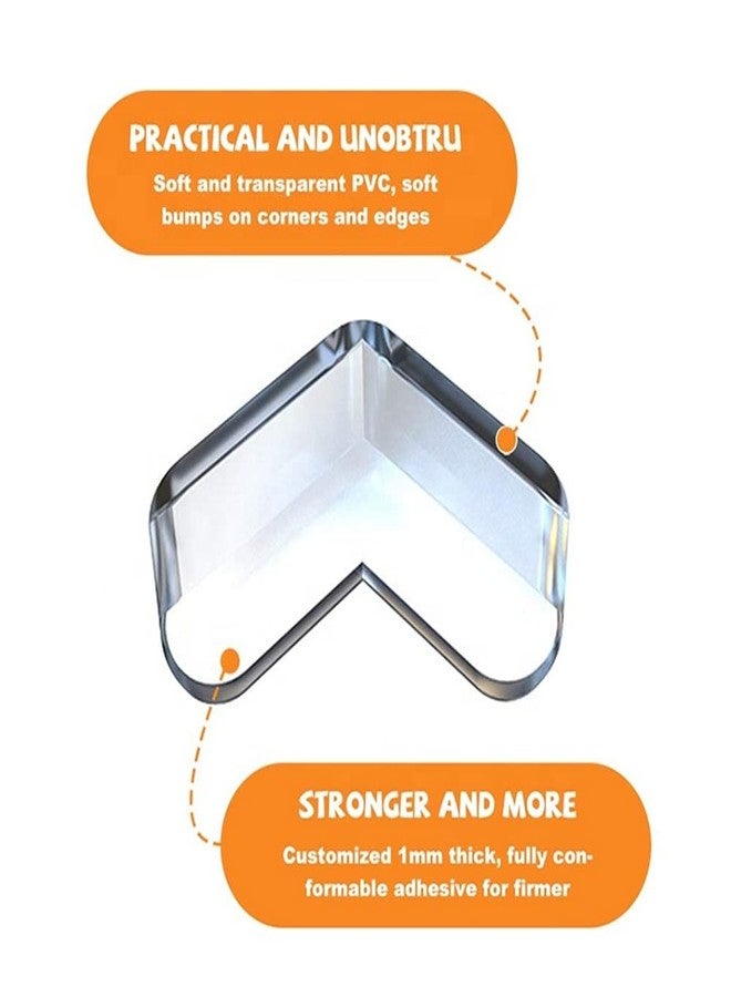 WENGTY Baby Safety High Resistant Adhesive Gel Table and Soft PVC Transparent Furniture and Sharp Corner Baby Safety Corner Edge Cushion Protector Guard for Dressing Table, Bed Corner, Dining Table. - Image 5