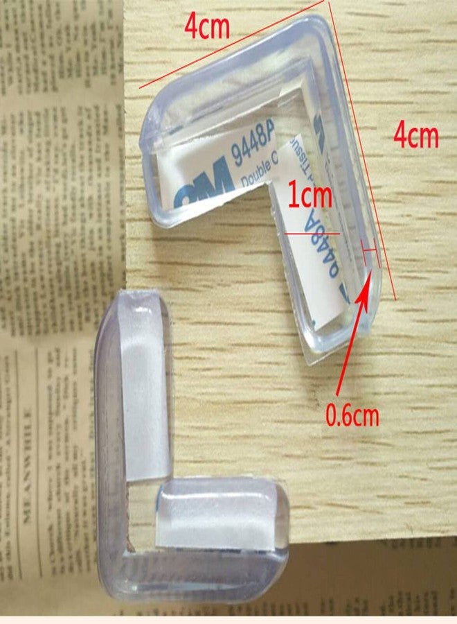 WENGTY Baby Safety High Resistant Adhesive Gel Table and Soft PVC Transparent Furniture and Sharp Corner Baby Safety Corner Edge Cushion Protector Guard for Dressing Table, Bed Corner, Dining Table. - Image 3