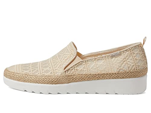 Skechers BOBS Women's Flexpadrille Hi-Crisp Meadow Espadrille, Natural, 9 - Image 4