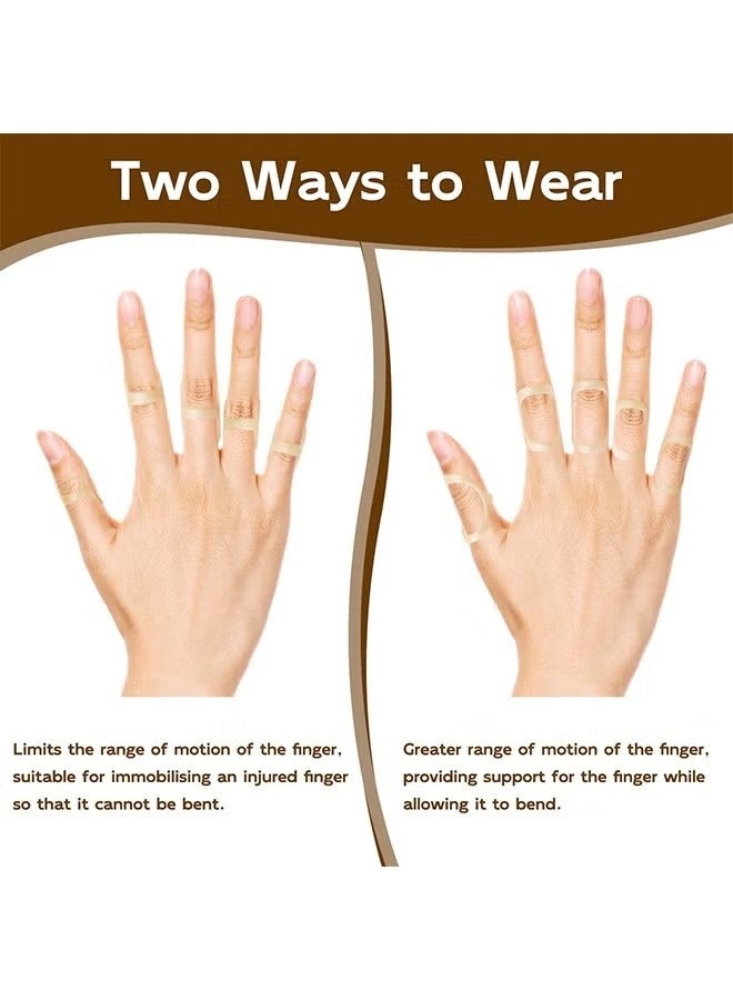 14PCS Finger Splints Set Oval Finger Brace for Trigger Finger Mallet Finger Arthritis Support, Adjustable Finger Straightener Support Kit - Image 5