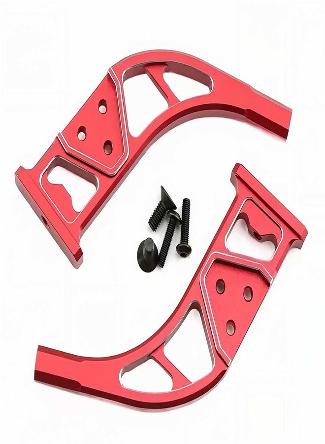 قطعة ترقية حامل الجناح الخلفي المصنوع من الألومنيوم ودعامة المشتت لسيارة ARRMA 1/7 Felony Infraction 6S BLX Limitless Roller، بديل لـ ARA320519 (أحمر) - Image 2