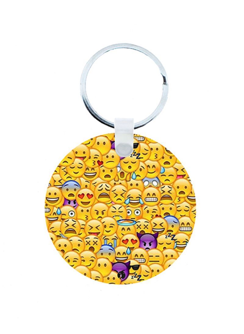 RKN Emojis Wooden Keychain