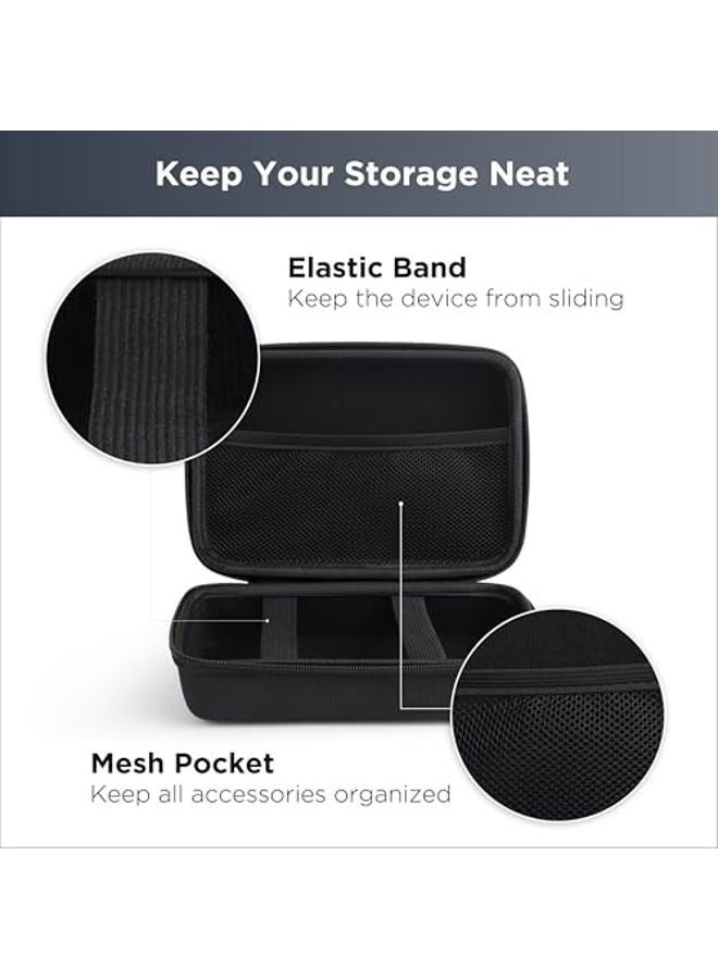 SUPVAN T50M PRO Nylon Hard Protective Travel Case, Waterproof Shockproof Scratch Resistant Carrying Case for External Hard Drive, Power Bank, Cell Phone, Cable, Cord - Image 5