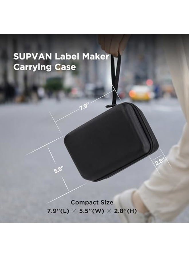 SUPVAN T50M PRO Nylon Hard Protective Travel Case, Waterproof Shockproof Scratch Resistant Carrying Case for External Hard Drive, Power Bank, Cell Phone, Cable, Cord - Image 4