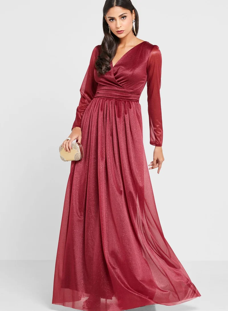 Khizana Shimmer A-Line Dress