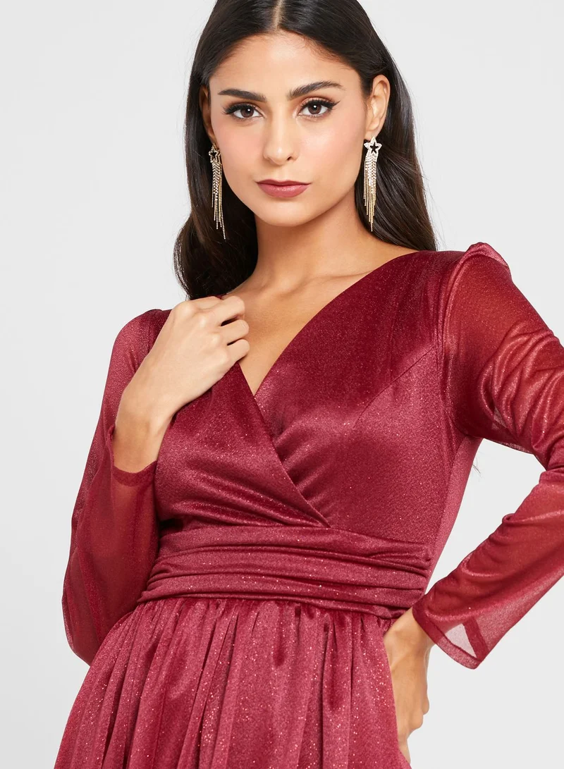 Khizana Shimmer A-Line Dress