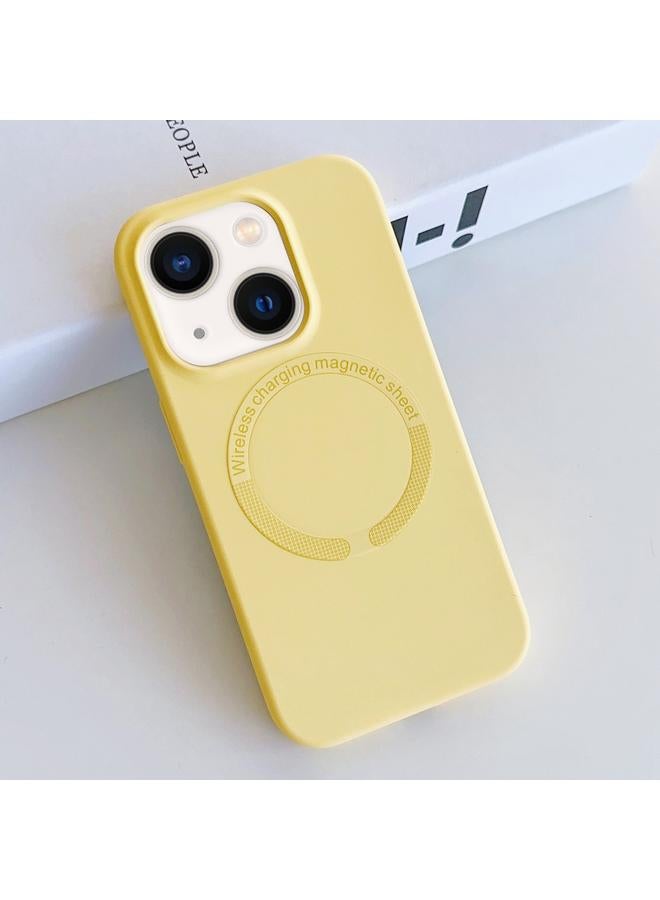 اس-توب جراب هاتف iPhone 14 MagSafe المغناطيسي السائل من السيليكون - Image 1